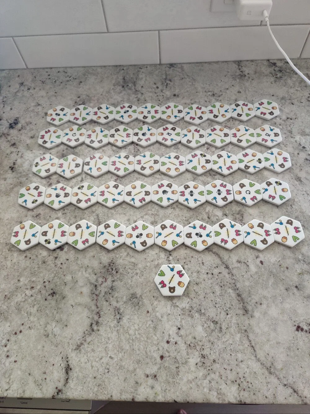 Honeycomb Tiles Family Game Y2K Developmental Fine Motor Vintage Inspired Retro